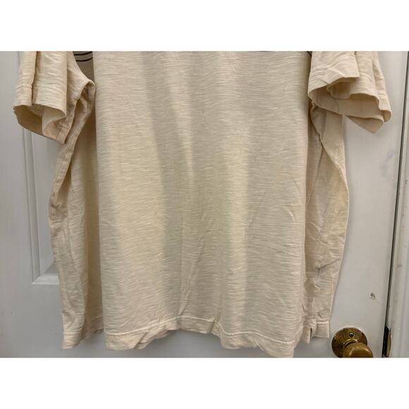 Vintage Harley Davidson Short Sleeve Shirt 2XL Henley V-Twin Power Cotton FLAW - Picture 4 of 11